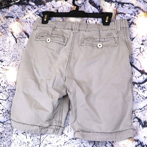 GREY SHORTS 30 Aeropostale *FLAWED* Summer Classic Preppy Denim Jean Jorts Light - Picture 9 of 11